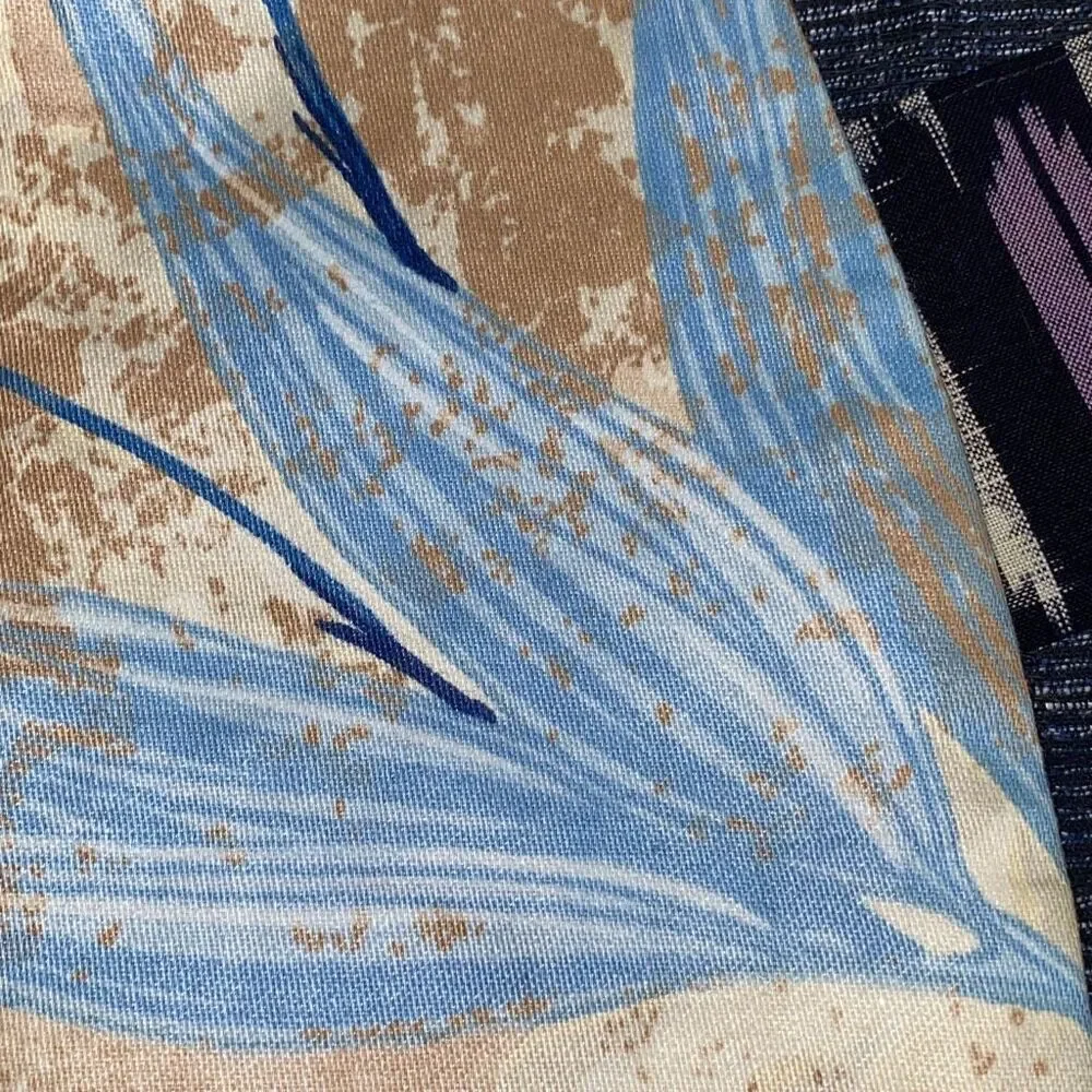 VTG OOAK Handmade Reversible Vest Bird Of Paradise- Tribal Mixed Prints EUC XS-S - Picture 6 of 7